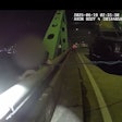 The 'distraught' woman was rescued by multiple units from the Jacksonville Sheriff's Office. JSO SWAT rigged ropes and pulled back on top of the bridge.