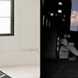 Officer working a scenario in MILO VR and the computer-generated character he is interacting with. The AR option for MILO VR makes such scenarios more realistic.